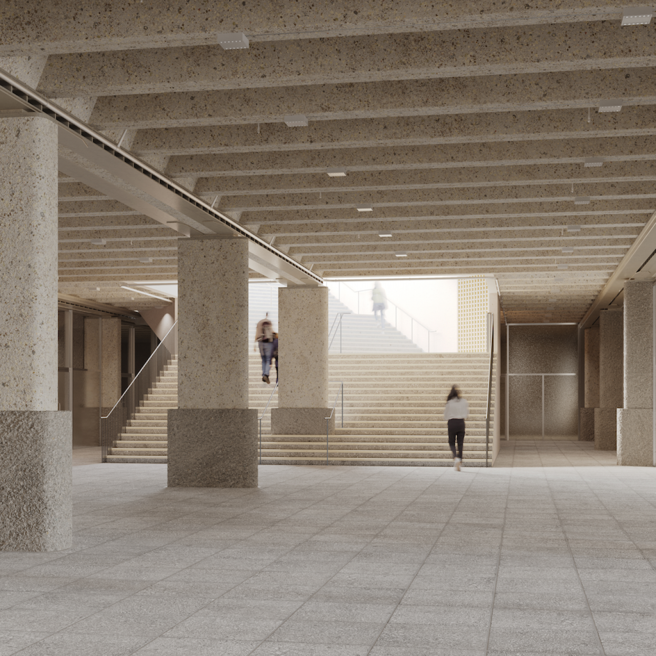 Large stairs for Notre-Dame.