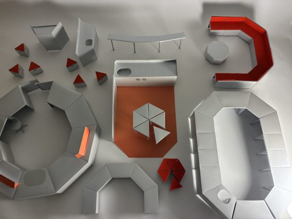 Social equipment for a research center with l'AUC and NP2F