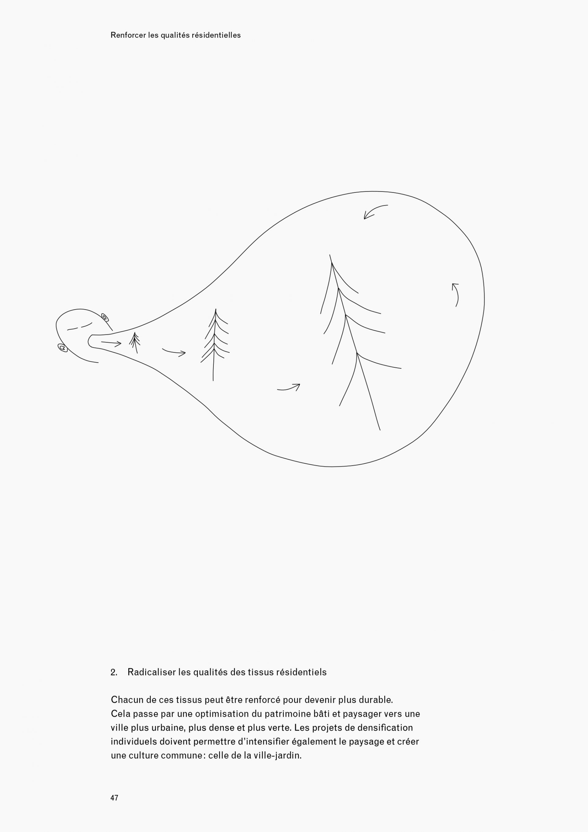 Man blowing qualities into the existing city.